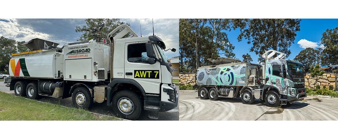 Combined water/diesel truck